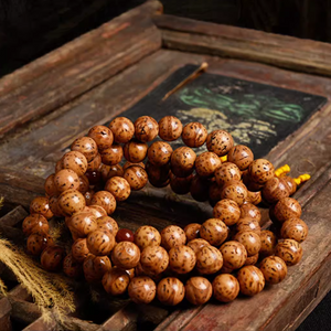 Natural Indonesian Longan & Phoenix Eye Bodhi Seed Bracelet - StartGoodLuck