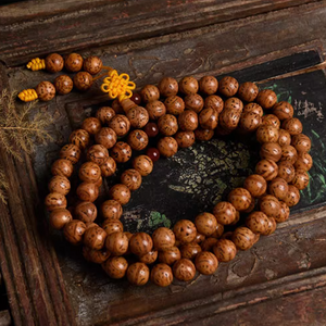 Natural Indonesian Longan & Phoenix Eye Bodhi Seed Bracelet - StartGoodLuck