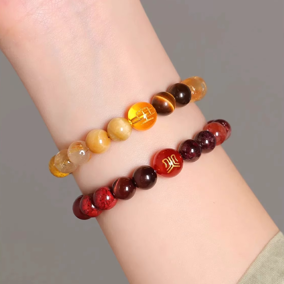 Five - Elements Agate Bracelet: Balance Your Life with Ancient Wisdom