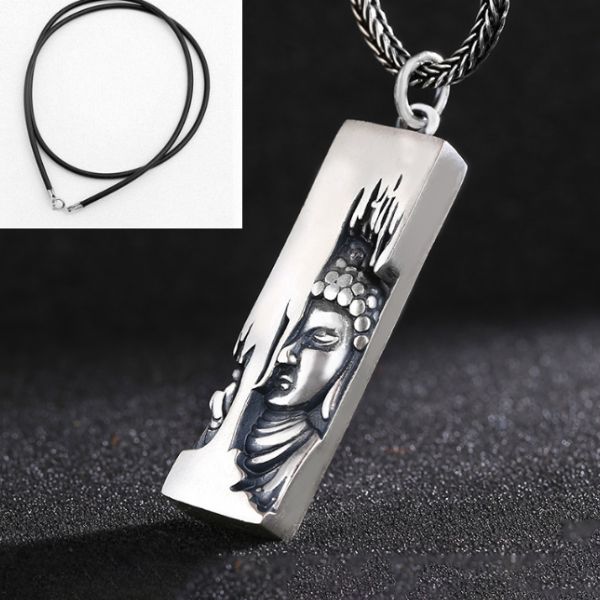 925 Silver Buddha Peace and Tranquility Necklace