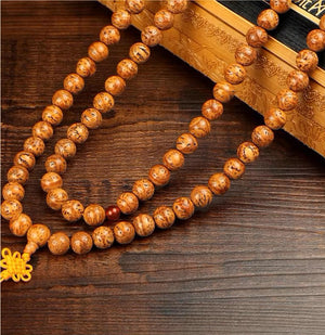 Natural Indonesian Longan & Phoenix Eye Bodhi Seed Bracelet - StartGoodLuck