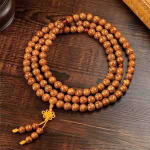 Natural Indonesian Longan & Phoenix Eye Bodhi Seed Bracelet - StartGoodLuck