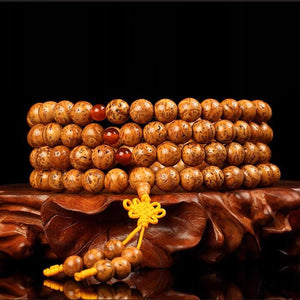 Natural Indonesian Longan & Phoenix Eye Bodhi Seed Bracelet - StartGoodLuck