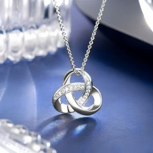 Plated Gold Or Silver Infinity Symbol Balance and Harmony Necklace