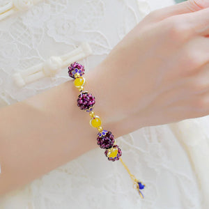 Natural Garnet Handwoven Beaded Bracelet for Women - StartGoodLuck