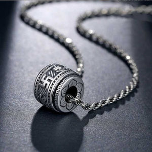 925 Silver Buddha Lotus Peace and Tranquility Necklace