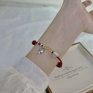 999 Sterling Silver Coin Pony Tibetan Style Bracele