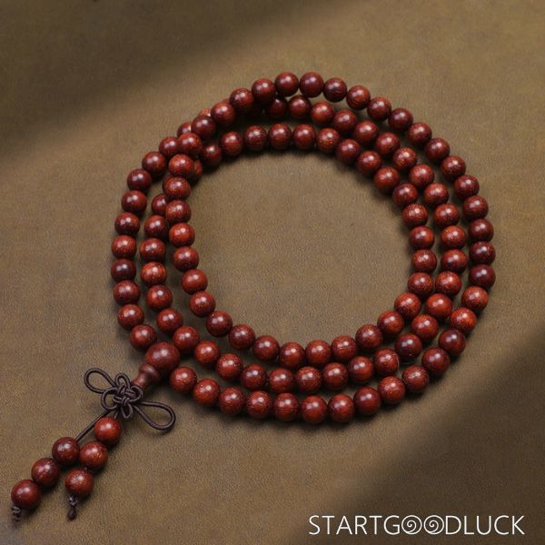 Buddhist Bead Bracelet  108-Bead Rosewood & Agarwood  Bracelet