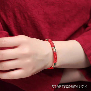 Buddhist Red String Bracelet for Zodiac Year | Protection Red String Bracelet - StartGoodLuck