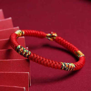 Buddhist Red String Bracelet for Zodiac Year | Protection Red String Bracelet