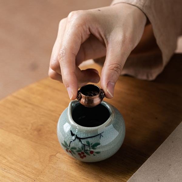 Ceramic Incense Burners - Mini Floral Home Decor Aromatherapy Holders for Relaxation