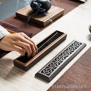 Ceramic Stick Incense Holder - Clean Burn | Incense Holder & Incense Burner - StartGoodLuck