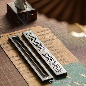 Ceramic Stick Incense Holder - Clean Burn | Incense Holder & Incense Burner - StartGoodLuck