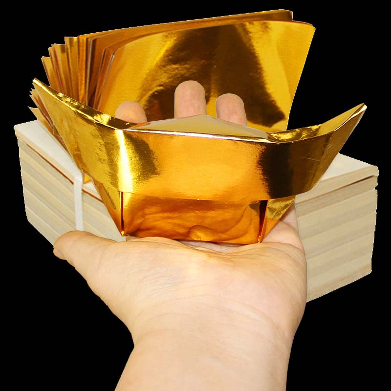 Chinese Joss Paper Folding Gold Ingot Paper