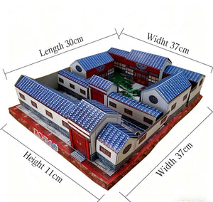 Chinese Paper Money | Oriental Paper Courtyard for Ancestor Worship