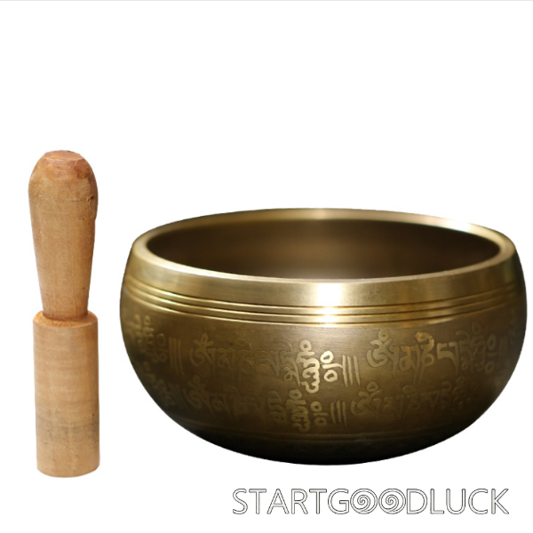 Chinese Knot Singing Bowl | Tibentan-Marked | Stress Relieve