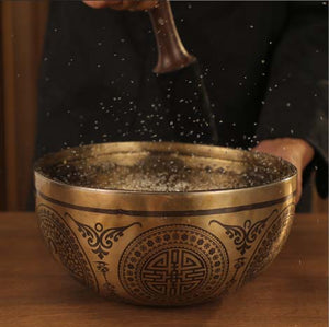 Copper Singing Bowl-Thousand-Hand Kwan-yin | Avert Disaster