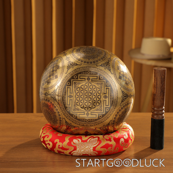 Copper Singing Bowl-Thousand-Hand Kwan-yin | Avert Disaster