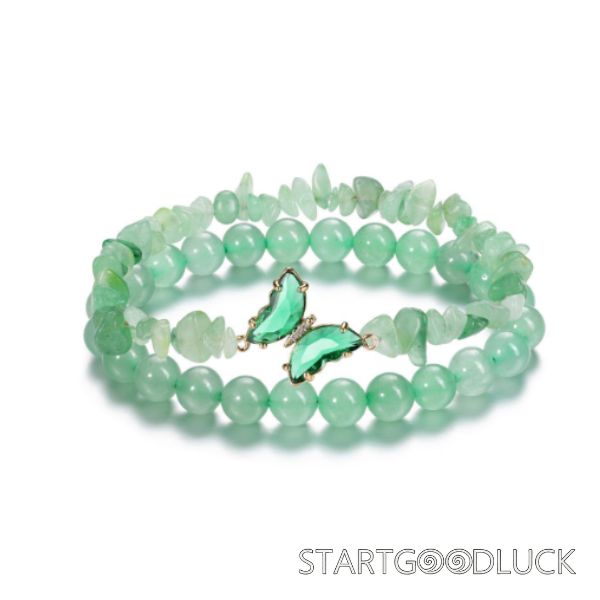 Crystal Bracelet Set | Beads & Chips Bracelet | Mental Healing Jewelry