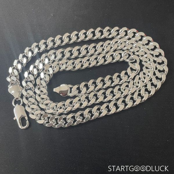 Cuban Link Chain - Men's 18K Copper Silver Plated Stylish Hip Hop Necklace