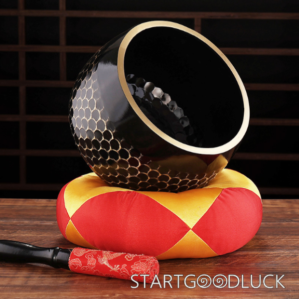 Fish-scale Tibetan Singing Bowl-Hand made Copper | Healing & Relieve Stress