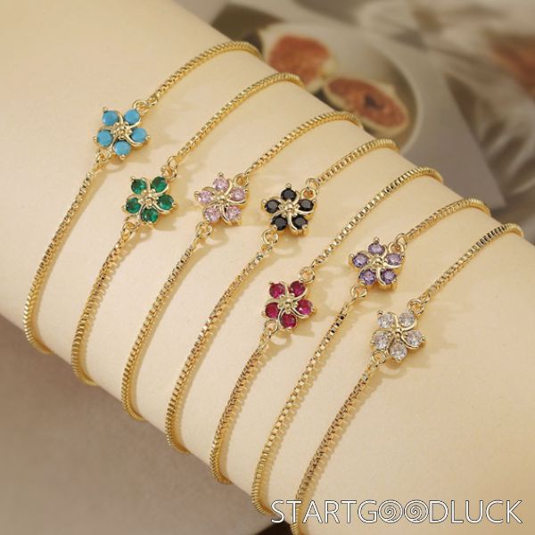 Flower Girl Bracelet | Handmade Bracelet Gift Valentine's Day Gift For Her | 7 colors to choose