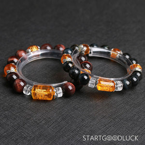 God of Wealth Agate Bracelet | Prosperity Mens Bracelet - StartGoodLuck