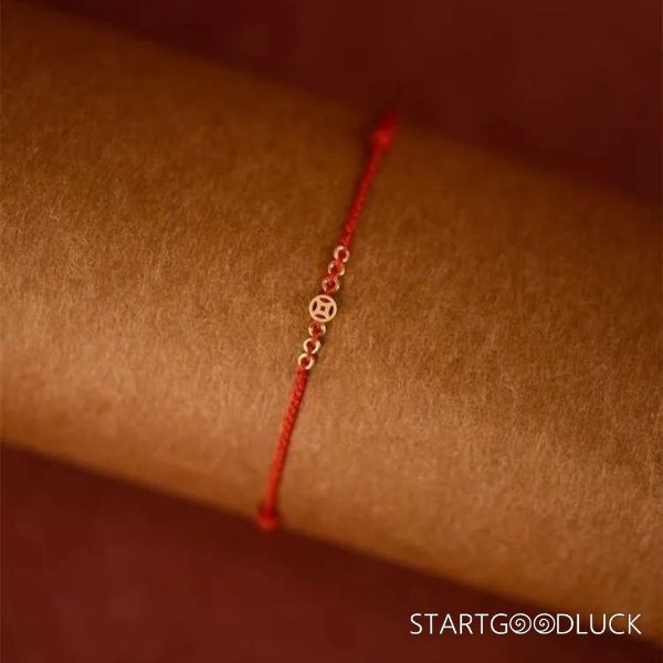 Gold Coin Bracelet - Adjustable Lucky Bracelets with Coin Charm
