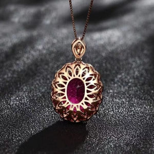 Gold Plated Amethyst Courage and Strength Necklace