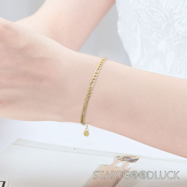 Golden/Silver Paperclip Bracelet | Elegant Bracelet For Women