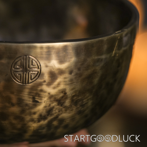 Hand-Carved Copper Tibetan Singing Bowl | Enhance concentration