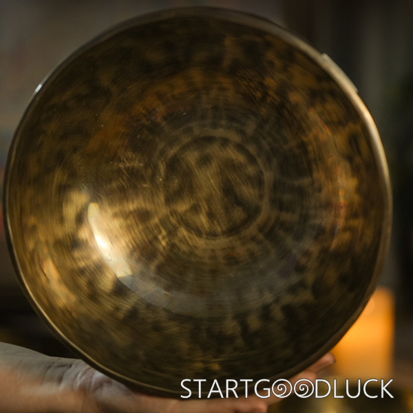 Hand-Carved Copper Tibetan Singing Bowl | Enhance concentration