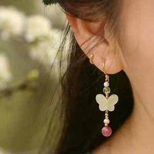 JadeButterflyEarrings_NeoChineseStyleEarrings_BringsGoodLuck_image
