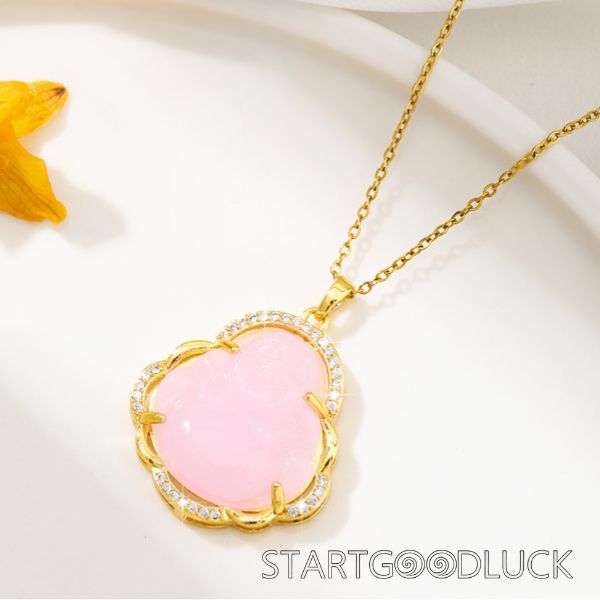 Jade Buddha Pendant | Jade With Gold