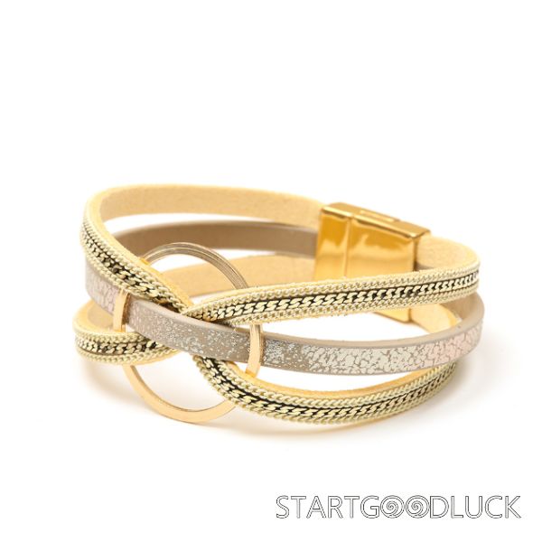 Ladies Leather Multi-layer Bracelet | Best Choice for women's Birthday Gifet | Eight Color to choose