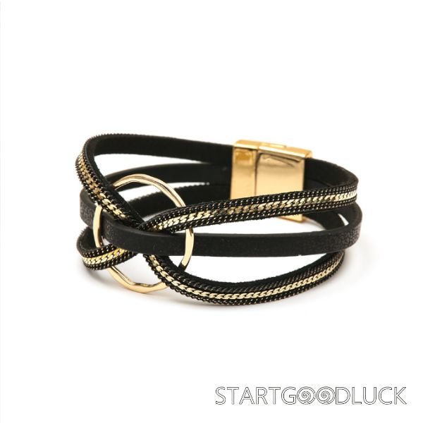 Ladies Leather Multi-layer Bracelet | Best Choice for women's Birthday Gifet | Eight Color to choose
