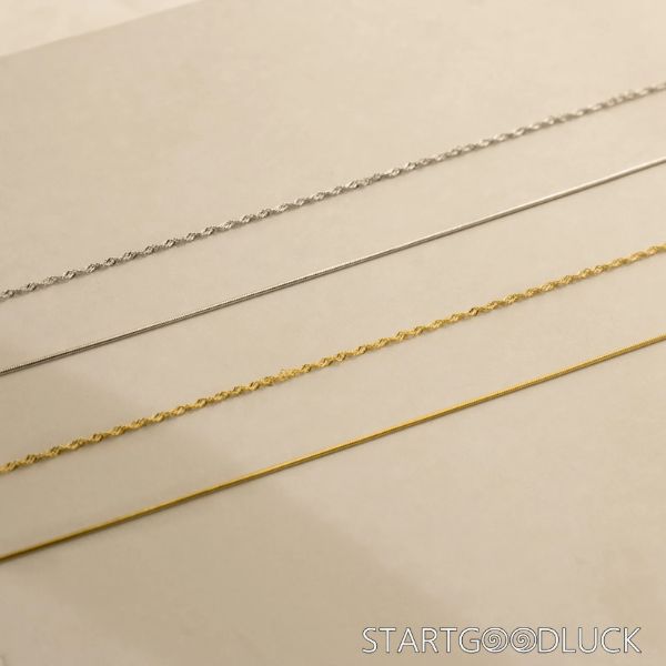Layered Necklace - Dainty Minimalist Trendy Fashion chain