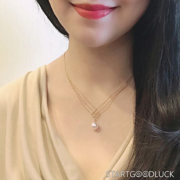 Layered Pearl Necklace - Elegant Chic Statement Pendant Jewelry for Women