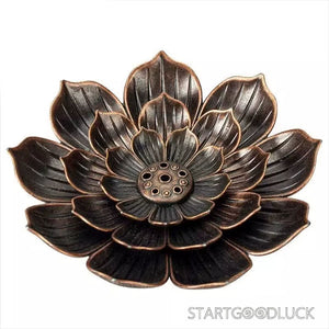 Lotus-Shaped Incense Burner - Beauty & Spirituality | Incense Burner with Lotus Symbol - StartGoodLuck