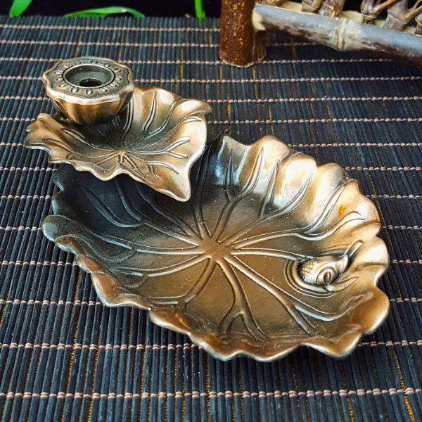 Lotus Backflow Incense Burner - Home Decor Incense Holder for Aromatherapy