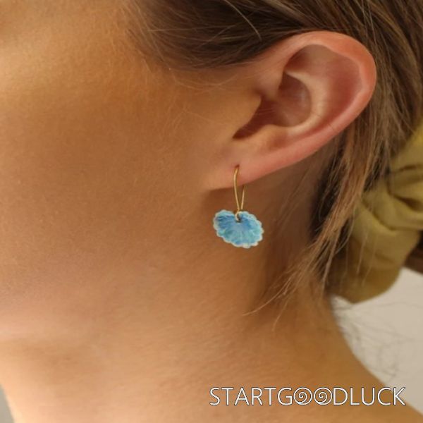 Lotus Leaf Earrings | Retro Fashion Accessories | Handmade Chinese Style Earrings