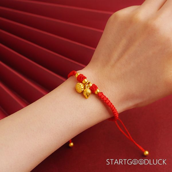 Lucky Red string Bracelet - Adjustable Lucky Chinese Style Bracelet