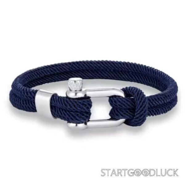 Man Silver Clasp Bracelet | Simple and Versatile Bracelet | Six Colors To Choose
