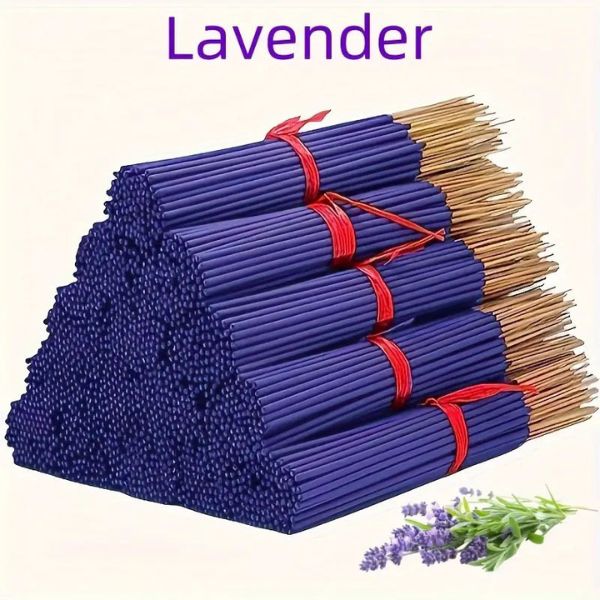 Natural Incense Sticks - Bulk Pack Sticks in Various Colors for Home Fragrance