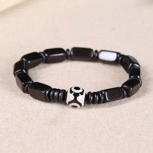Natural Black Sandalwood and Purple Sandalwood Evil Eye Protection and Guardianship Bracelet
