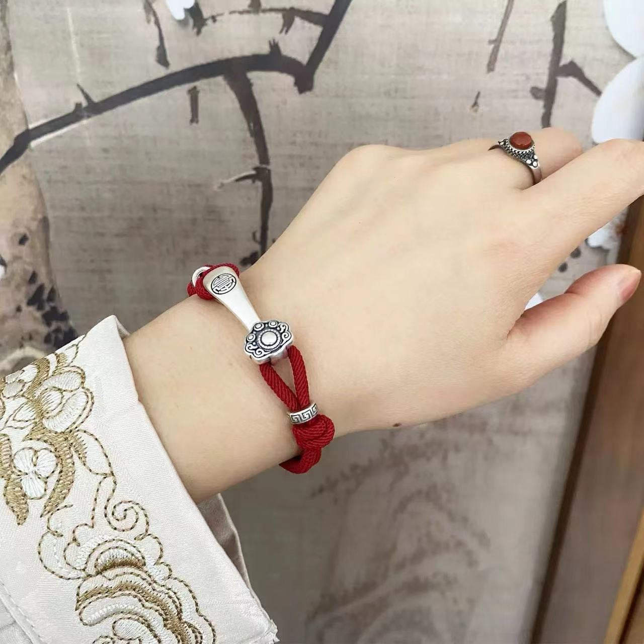 Red Rope Bracelet Gourd Auspicious Ruyi Lucky string