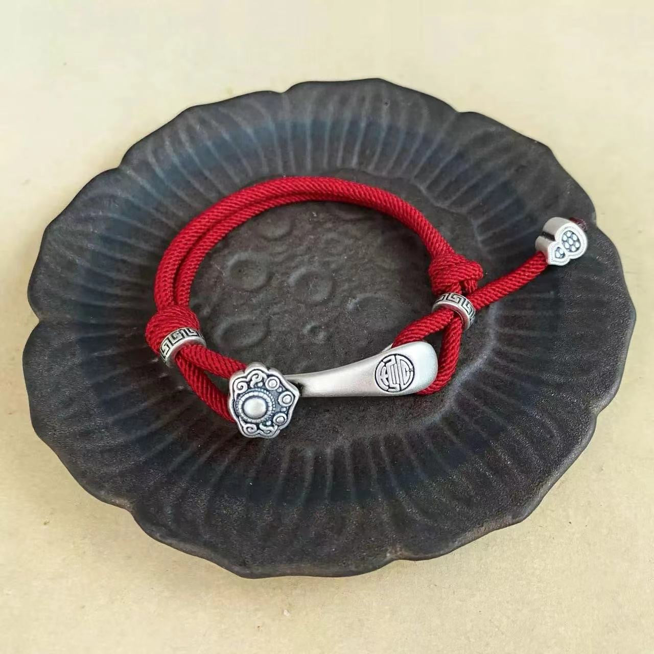 Red Rope Bracelet Gourd Auspicious Ruyi Lucky string
