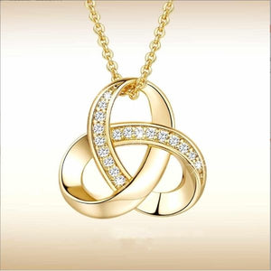 Plated Gold Or Silver Infinity Symbol Balance and Harmony Necklace