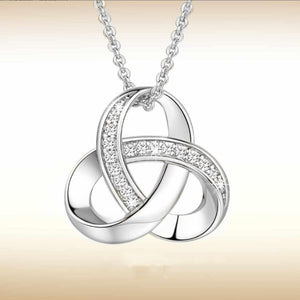 Plated Gold Or Silver Infinity Symbol Balance and Harmony Necklace