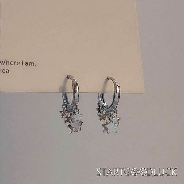 Star String Earrings | 18k Gold Plated Sterling Silver